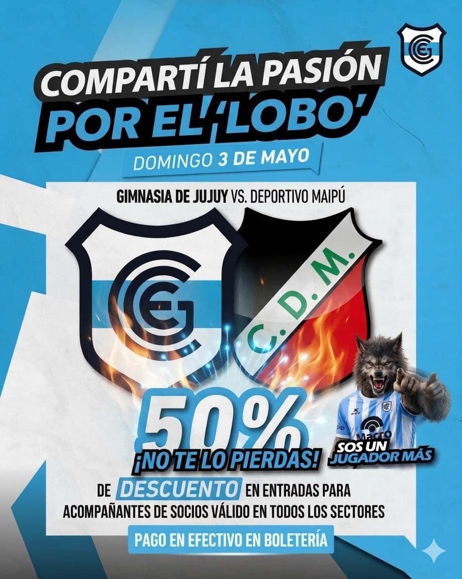Promoción especial: Entradas con 50% de descuento para socios y sus acompañantes
