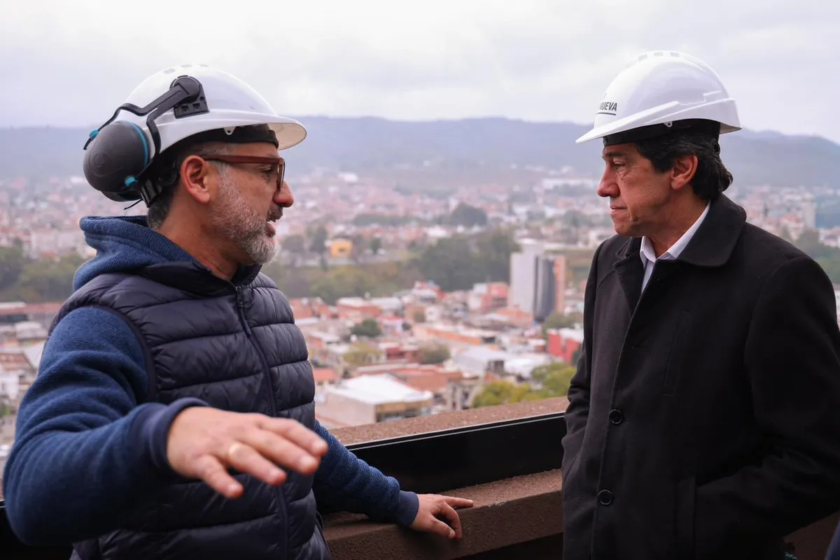 Sadir recorrió la obra del hotel Amérian Jujuy y destacó la inversión privada que fortalece la oferta turística