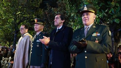 Sadir acompañó la Marcha Evocativa y encabezó el Cambio de Guardia en homenaje al Éxodo Jujeño