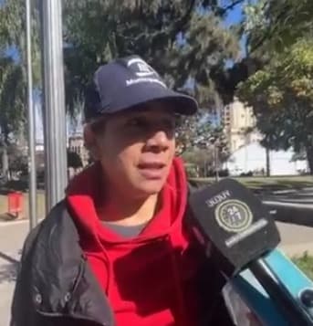 Festejos, euforia y destrozos en Plaza Belgrano 