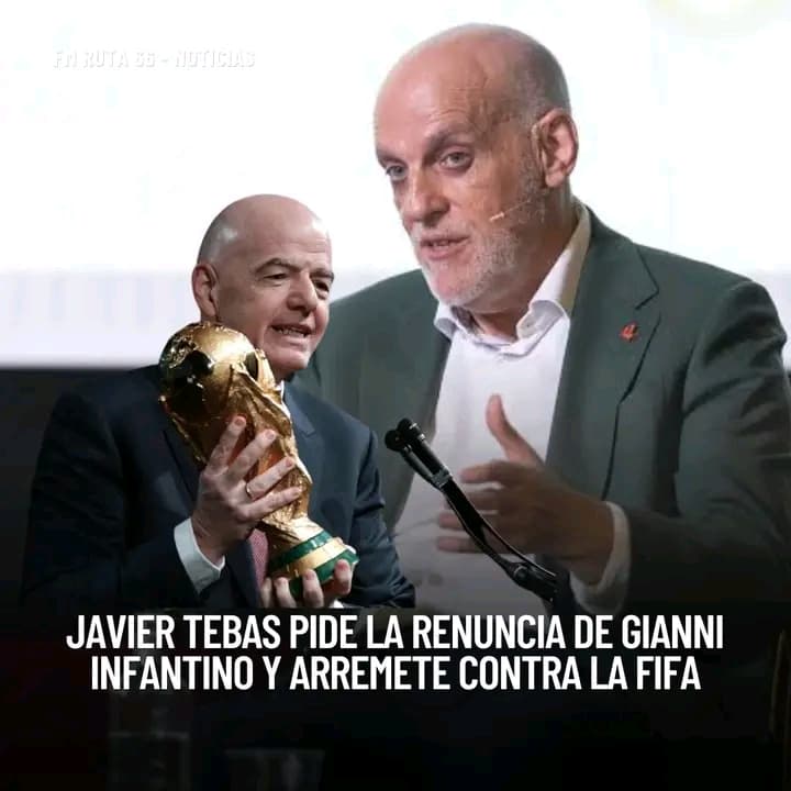 El presidente de La Liga Española, Javier Tebas, lanzó una dura crítica contra el mandatario de la FIFA