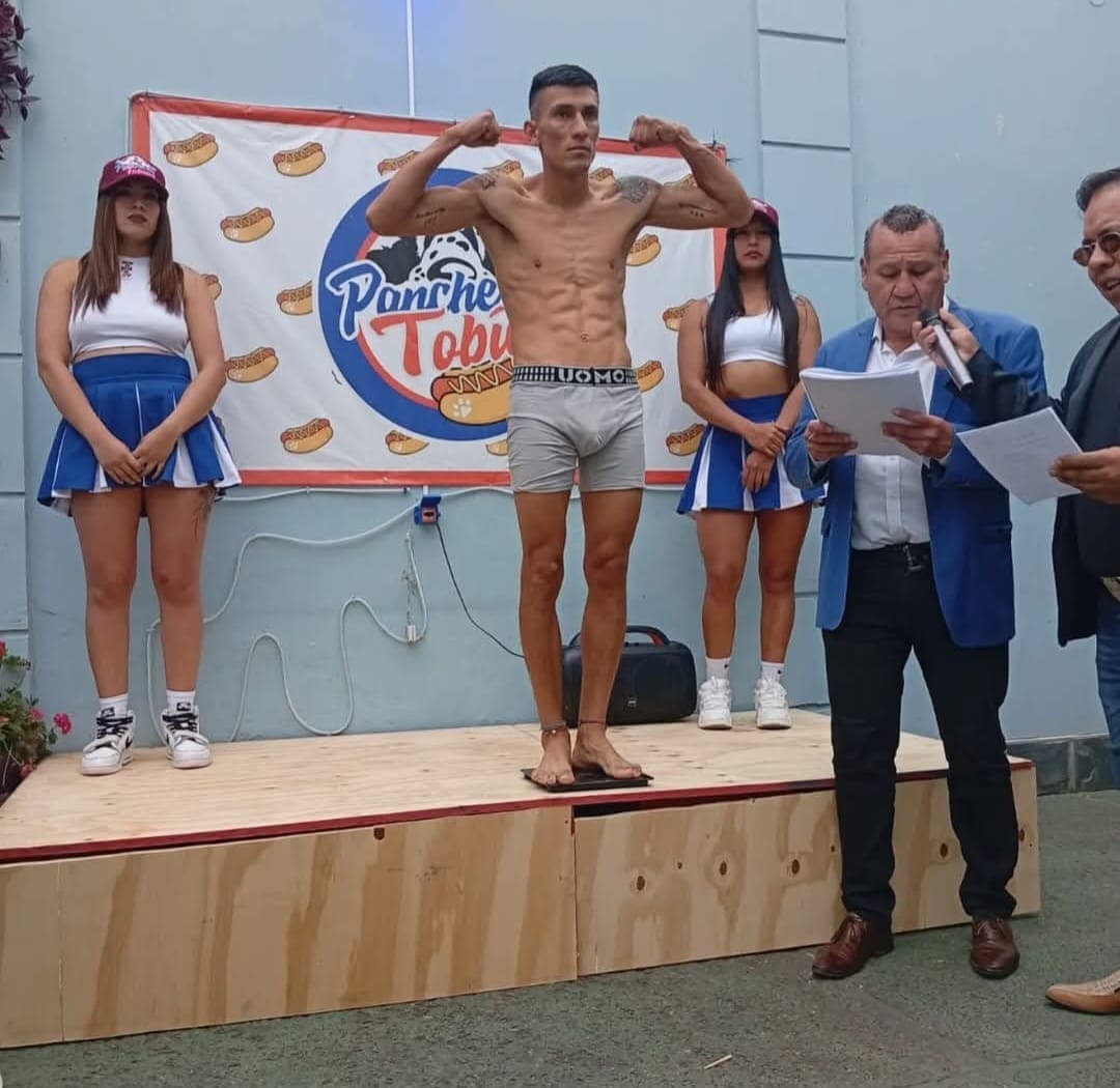Jornada internacional de boxeo en el club Luján