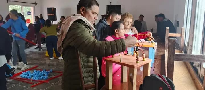 Discapacidad: jornada de actividades recreativas y rítmicas en Palma Sola