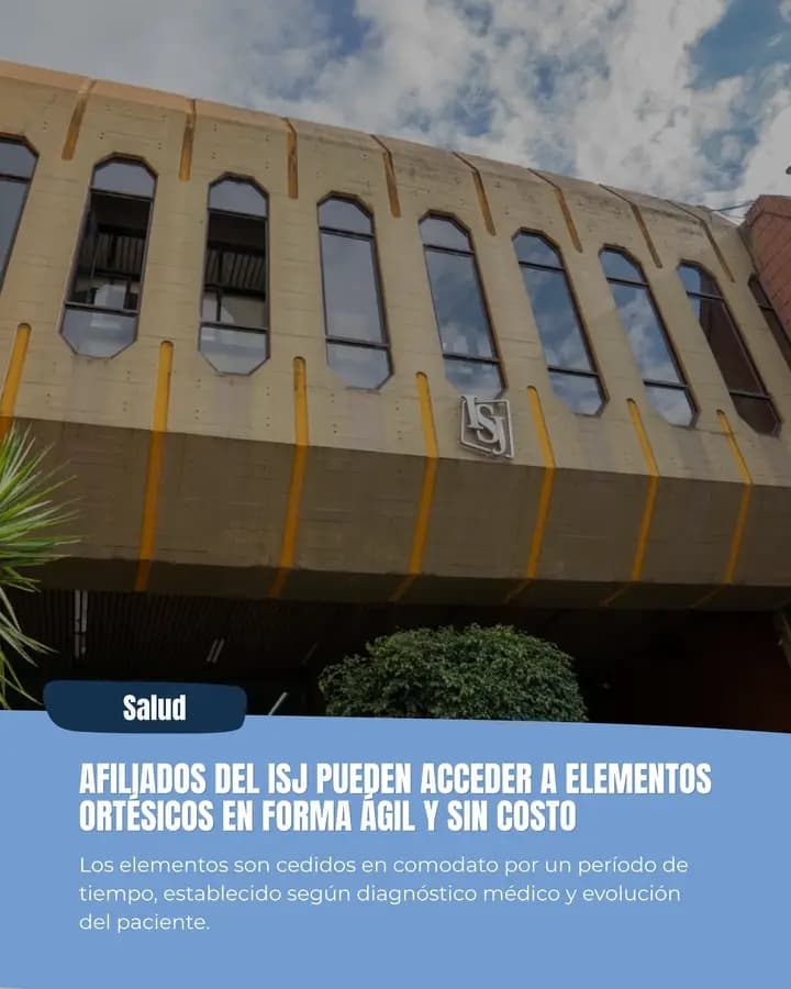 Afiliados del ISJ pueden acceder a elementos ortésicos en forma ágil y sin costo
