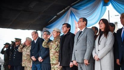 Sadir encabezó el acto en homenaje al General José de San Martín