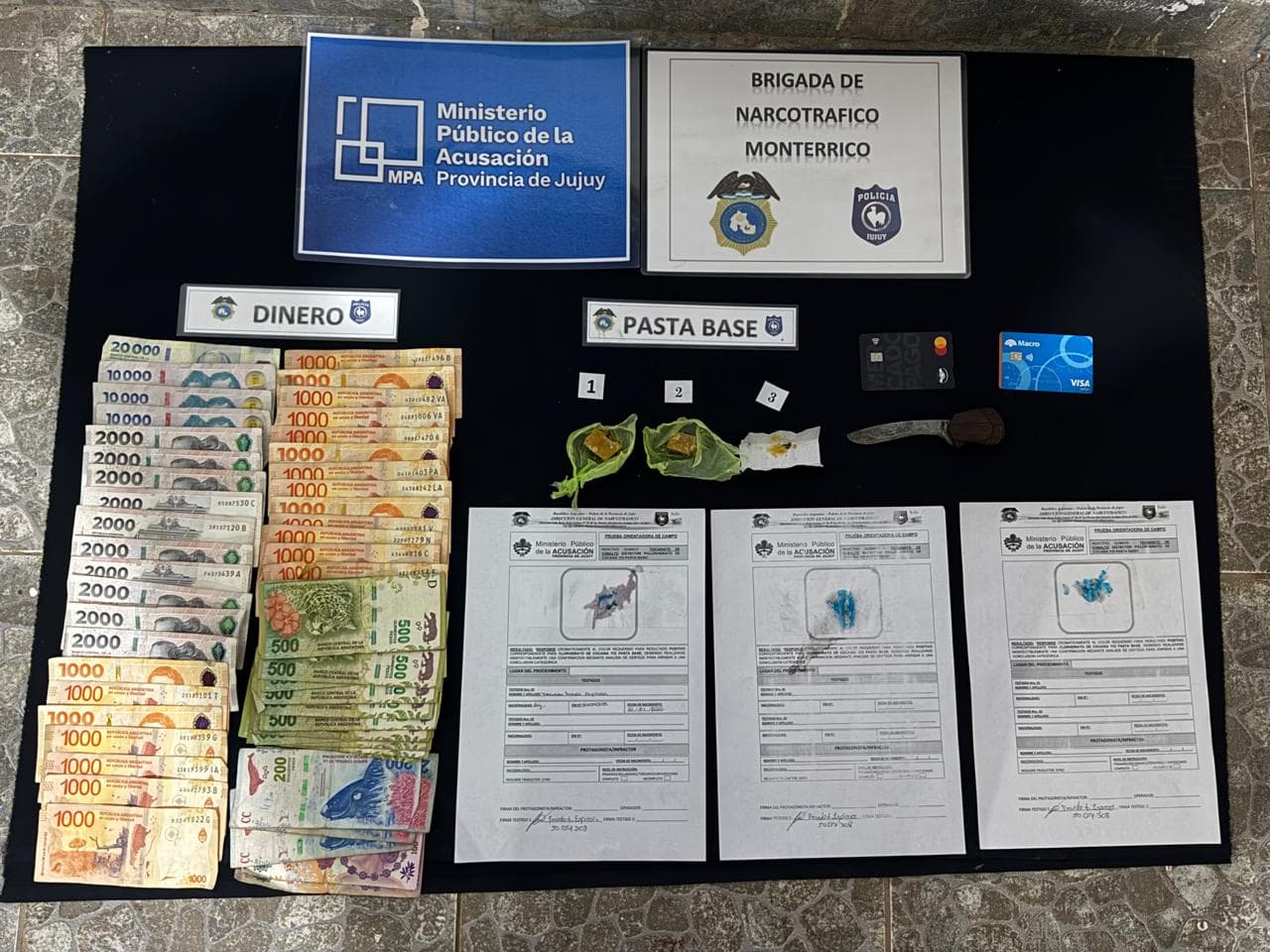 Lucha contra el narcomenudeo: allanamientos, detención y secuestro de estupefacientes en El Carmen
